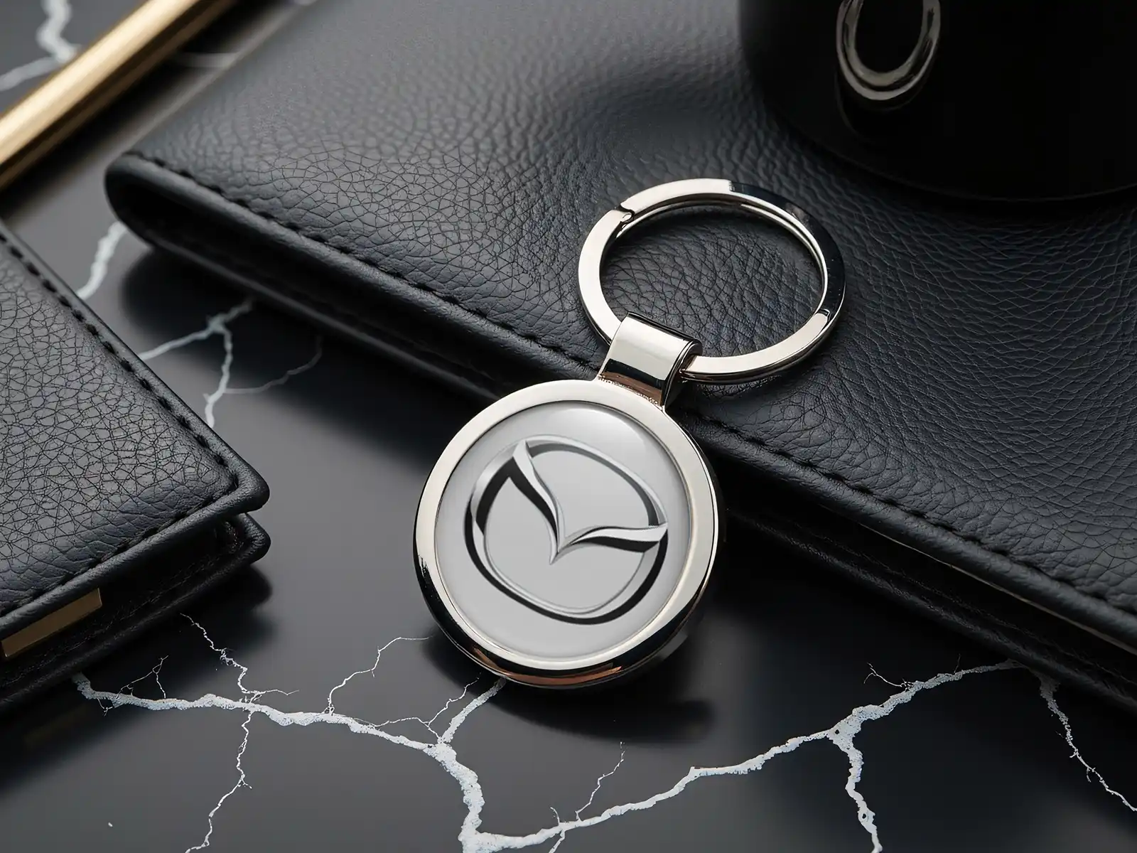 Mazda Llavero Diseñador Metal Premium Lujo